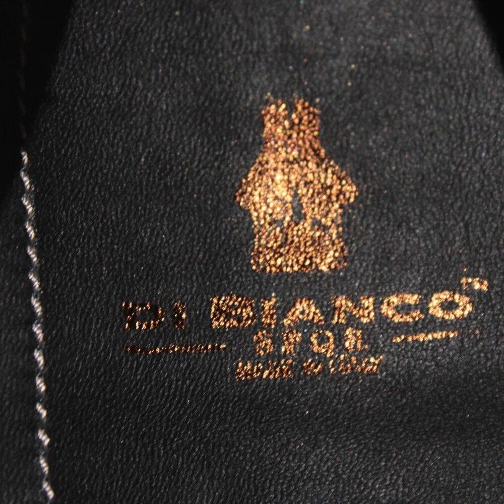 Di Bianco NWB Derby Dress Shoes Size 12 US in Dark Brown Leather Made in Italy